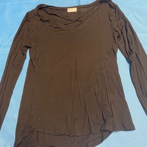 Glitz long sleeve shirt, cross crosses at the top